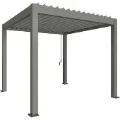 Biohort Pergola 3x3 Kwartsgrijs metallic / Zilver metallic (B489220)