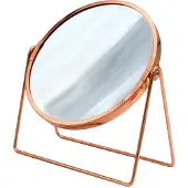 RIDDER SUMMER make-up spiegel, diameter 160mm, dubbelzijdig, roze goud