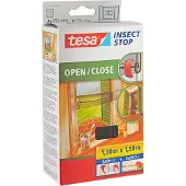 TESA vliegengaas Insect Stop comfort open/close (130 x 150 cm, zwart)