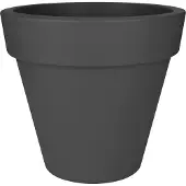 Elho Pure Round 80 Antraciet Zwart Bloempot Pot