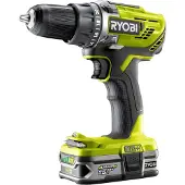 Ryobi Boormachine + slagboor, R18DD3-215S Accuboormachine en Schroevendraaier (Oplaadbare batterij)