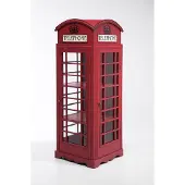 Kare design Kast London Telephone - Rood