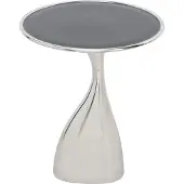 Kare design Kare Bijzettafel Spacey Silver Ø36cm