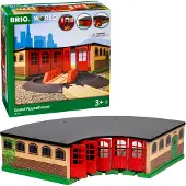BRIO houten treinremise