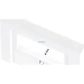 JUNG outlet-component as500 kunststof, wit, centraalplaat, tae