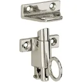 OEM Elegant raamklink met nikkelglanzende sluitplaat