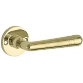 Artitec Deurkruk op rozet Art-Deco/Elegant messing ongelakt