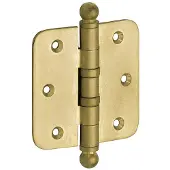 Artitec Mi Satori Kogellagerscharnier ronde hoek bol 76x76mm messing antiek