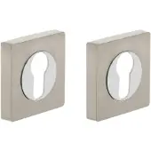 Intersteel | Rozet profielcilindergat | Rond | Chroom/Nikkel Mat
