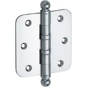 Artitec Mi Satori Kogellagerscharnier ronde hoek bol 76x76mm glans chroom