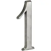 Artitec Mi Satori Huisnummer Roman 120mm-1 mat nikkel PVD