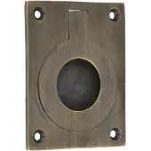 ODShop Luikring 70x55 mm messing brons