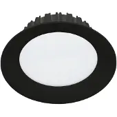Eglo Inbouwspot | 'TREVIGLIO' LED Ø142 4000K zwart | IP44