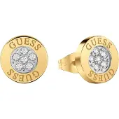 GUESS Oorbellen goud / transparant