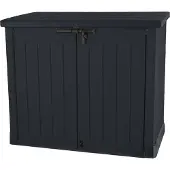 Keter Kussenbox Store-it-out Max - Houtlook - Grijs - 1200l - 145,5x82x125cm