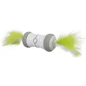 Ebi - Speelgoed Voor Dieren - Kat - Double Spinner 13x6x6cm Wit/groen - 1st