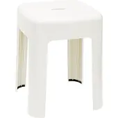 Wenko Badkamerkruk Alaska 37x45cm wit - Douchekruk - Douchezitje -