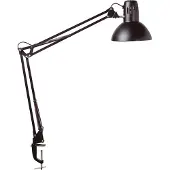 MAUL MAULstudy Bureaulamp - Metaal - Zwart - E27 Fitting - Verstelbare Arm - Tafellamp met Klem