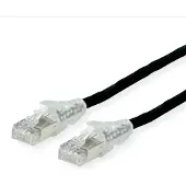 Secomp DÄTWYLER Patchkabel Kat.6A (Class EA) S/FTP, CU 7702 flex LSOH, AMP v2, schwarz, 10 m