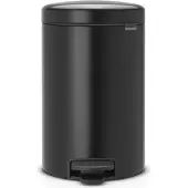 Brabantia NewIcon Pedaalemmer 12 Liter Matt Black