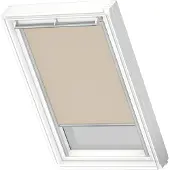 Velux verduisterend rolgordijn DKL S06 4556S beige / wit