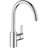 GROHE Feel 1-gats keukenkraan met instelbare hoge uitloop chroom