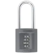 ABUS Combinatieslot Tcz4/50hb50 - Zamak Hoge Veiligheid Voor Buiten Lange Beugel - Behuizing 50mm Beugel 50mm
