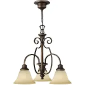 HINKLEY Hanglamp CELLO, dimbaar, brons / oud-messing, Woon-/ Eetkamer, metaal, Landelijk, hanglamp
