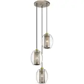 Kichler LED Hanglamp Asher II | 3X E27 Max 60W | Dimbaar | Antique Pewter
