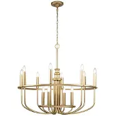 Kichler LED Kroonluchter | 12X E14 Max 40W | Dimbaar | Painted Natural Brass