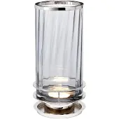 Quintiesse Tafellamp Arno, chroom / zilver, Woon-/ Eetkamer, Glas, Tafellamp