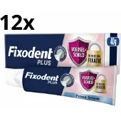 Fixodent Plus Kleefpasta - 12 x 40 gram - Voordeelverpakking
