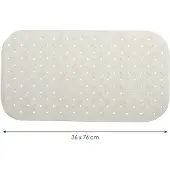 Overig Msv Antislipmat Classic - Wit - 36x76cm