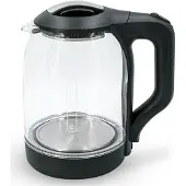 COMELEC WK7319, 1,8 liter, 1500 watt, zwart, transparant, waterniveau-indicator, oververwarmingsbeveiliging