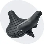 Voltano Drifter Fietszadel Wave 2.0 - Zwart