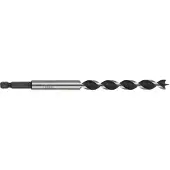 Wolfcraft - 10mm Slangenboor voor Houtbalken - 165mm - Zeskantschacht Houtboor - Hex - 7133000
