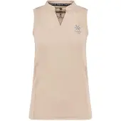 Osaka Court Sleeveless T-shirt Beige S Vrouw