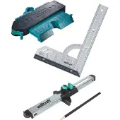 Wolfcraft - Laminaat Legset - Contourmal - Laminaatinpasser - Winkelhaak - 6976000