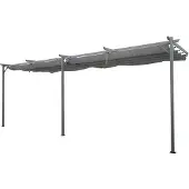 Garden Point Antraciet terrasoverkapping Santana 3x6m Garden Point