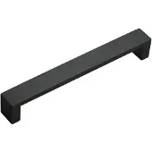 Online Deurbeslagshop Greep Recht mat zwart 128 mm