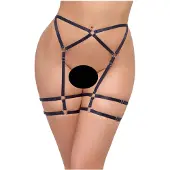 Cottelli - string slip - dunne stof - zwart