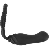 Black Velvets Perfect Fit - opzetbare dildo (zwart)