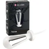 Mystim Tristan - elektro dildo - anale plug - wit
