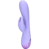 Loveline Smooth Silicone Rabbit Vibrator - Digital Lavender