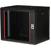 Roline 19-inch wandbehuizing Pro 9 U, 600x600 BxD zwart