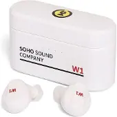 Soho Headset W1 met Powerbank, Touch, In-Ear, Draadloos, Wit