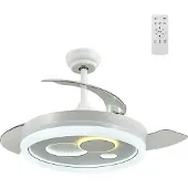 CristalRecord Plafondventilator Naira Ø 106 cm wit