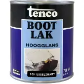 Tenco Lak Bootlak - Hoogglans - Ijsselzwart - 750ml