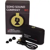 Soho Headset W1 met Powerbank, Touch, In-Ear, Draadloos, Zwart