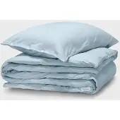 Yumeko Dekbedovertrek set Jersey Katoen 140x220 Blauw - Eco, Bio & Fairtrade